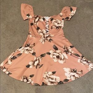 Off the shoulder dress